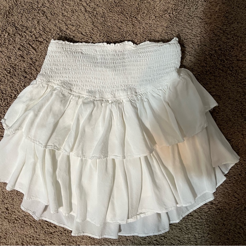 White skirt